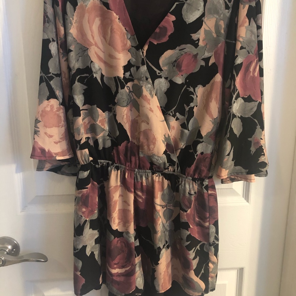 Lulus Womens Floral Romper